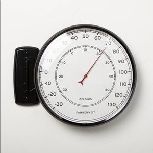 Hearth and Hand outdoor metal wall thermom…